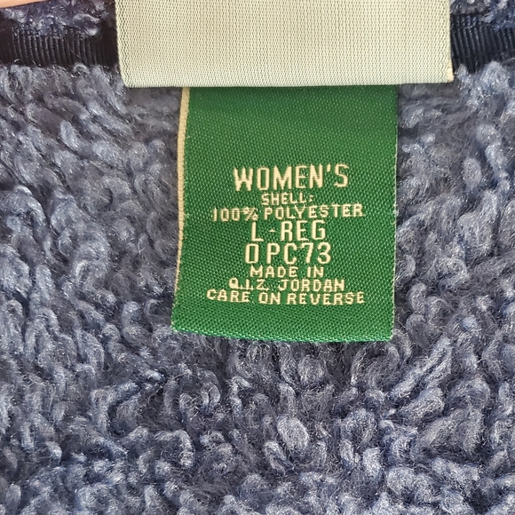 LL Bean Fuzzy Fleece Jacket - Picture 5 of 6